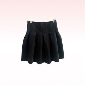 Express Black Pleated Flare Skirt (Sz 2)